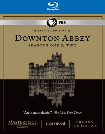 Downton Abbey Seasons 1 & 2 Limited Edition Set - Original UK Version Set [Blu-ray] cover