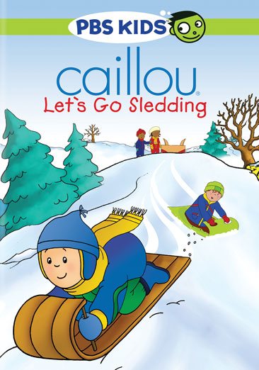 Caillou: Let's Go Sledding cover