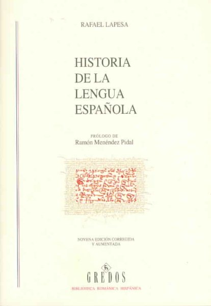 Historia de la lengua española cover