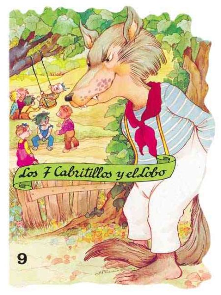 Los siete cabritillos y el lobo (Troquelados clásicos series) (Spanish Edition)