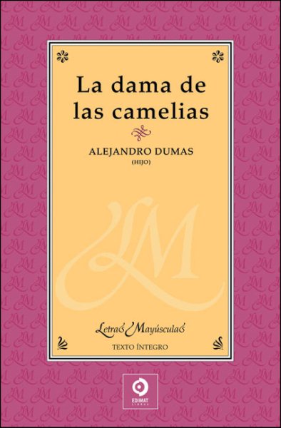La dama de las camelias (Letras mayúsculas) cover