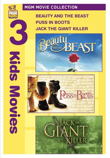 Beauty and the Beast / Puss in Boots / Jack the Giant Killer cover