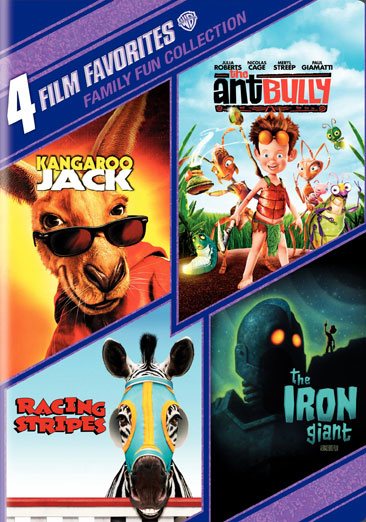 4 Film Favorites: Family Fun (The Ant Bully, The Iron Giant: Special Edition, Kangaroo Jack, Racing Stripes) cover