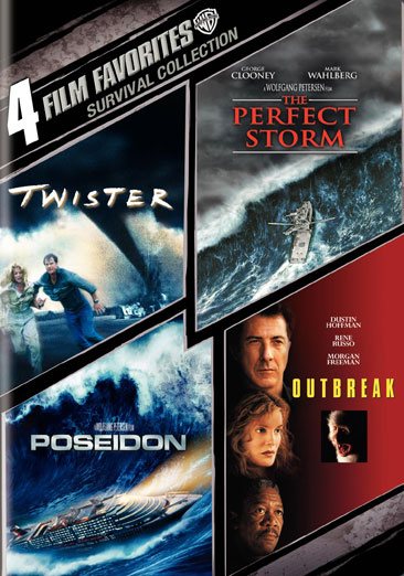 4 Film Favorites: Survival (Outbreak, The Perfect Storm, Poseidon, Twister) cover