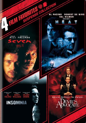 4 Film Favorites: Suspense (Devil's Advocate, Heat, Insomnia, Seven)