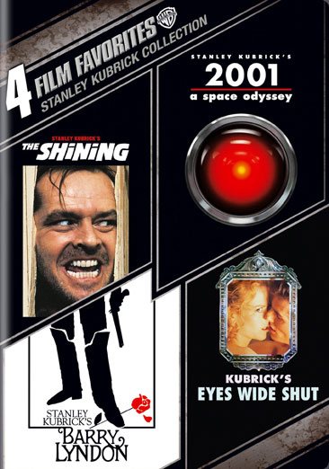 4 Film Favorites: Stanley Kubrick (The Shining: Special Edition, 2001: A Space Odyssey: Special Edition, Barry Lyndon, Eyes Wide Shut: Special Edition)