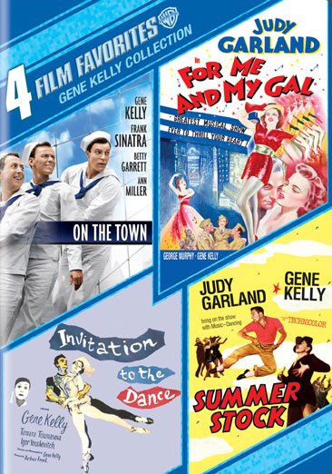 4 Film Favorites: Gene Kelly (For Me and My Gal, Invitation to the Dance (1956), On the Town (Sinatra Tribute), Summer Stock) cover