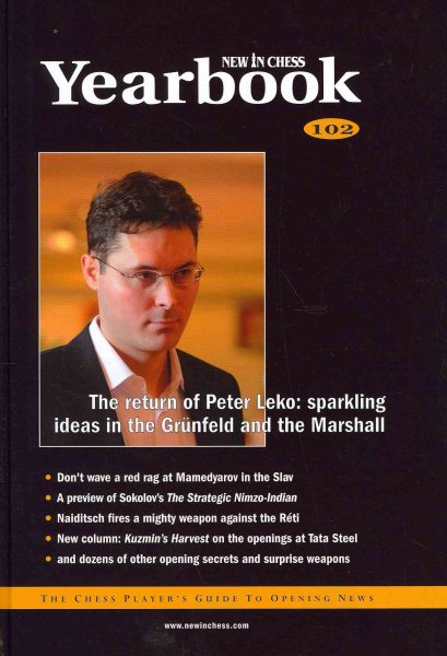 New In Chess YEARBOOK 102: The Chess Player's Guide to Opening News cover