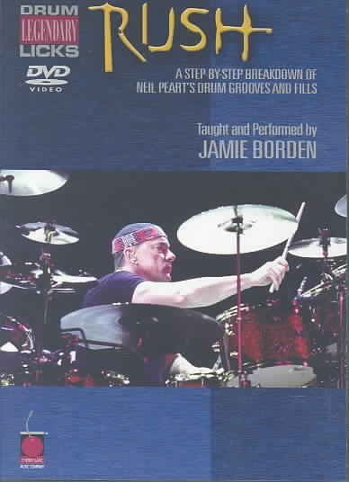 Cherry Lane Rush Legendary Licks for Drums DVD cover
