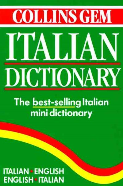Collins Gem Italian Dictionary: Italian-English English-Italian cover