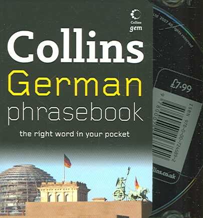 Collins German Phrasebook CD Pack: The Right Word in Your Pocket (Collins Gem) cover
