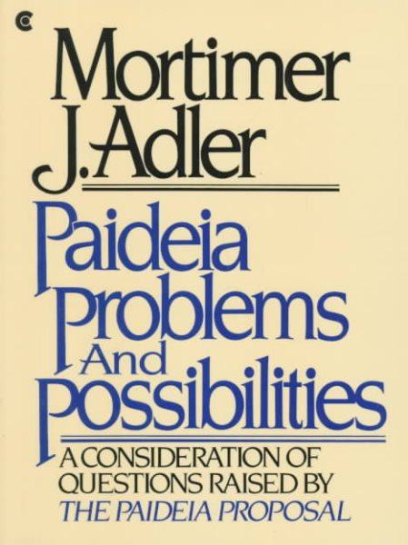 Paideia Problems & Possibilities cover