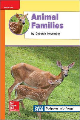 Reading Wonders Leveled Reader Animal Families: Approaching Unit 2 Week 4 Grade 2 (ELEMENTARY CORE READING)