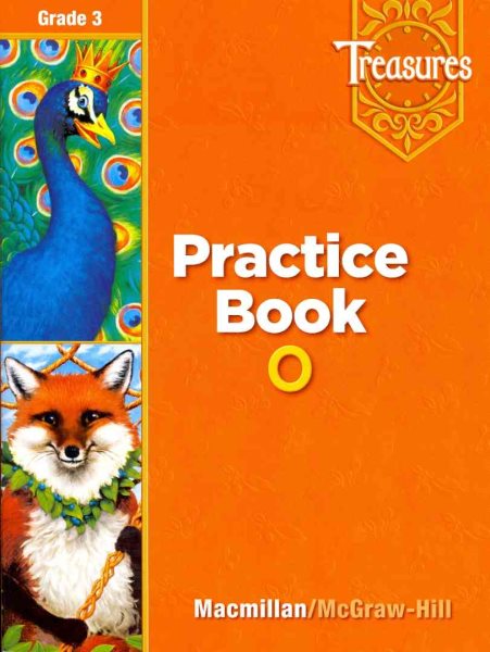 Treasures: Practice Book O, Grade 3 cover