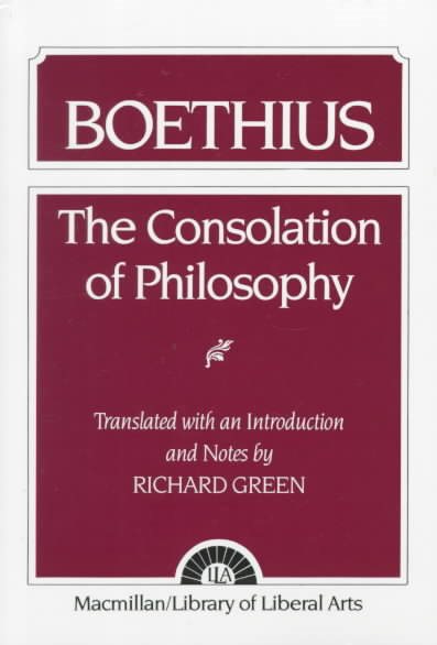 The Consolation of Philosophy: Boethius cover