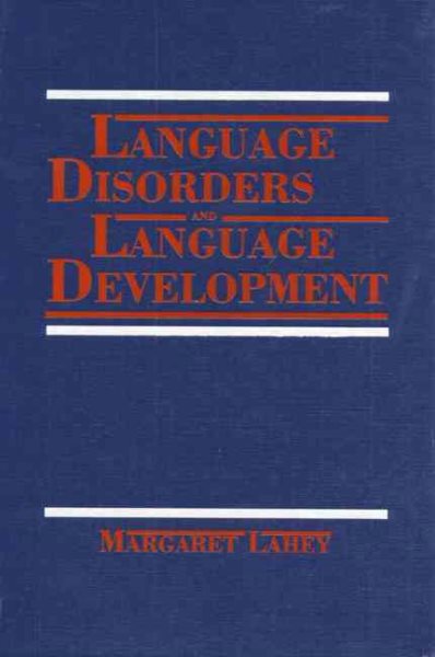 Language Disorders and Language Development cover