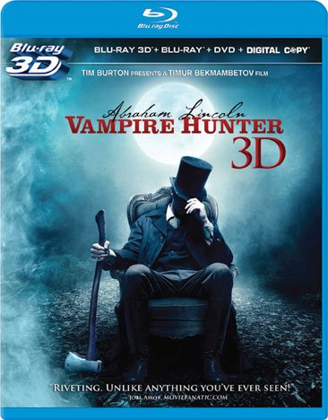 Abraham Lincoln: Vampire Hunter (Blu-ray 3D / Blu-ray / DVD / Digital Copy) cover