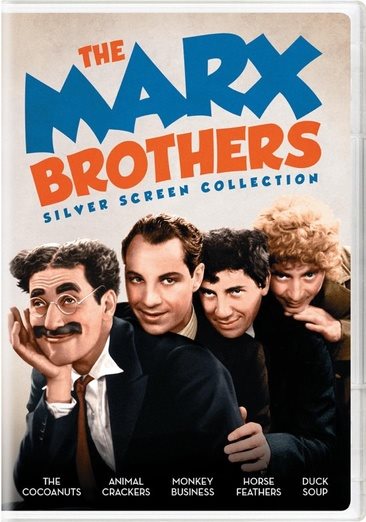 The Marx Brothers Silver Screen Collection (The Cocoanuts / Animal Crackers / Monkey Business / Horse Feathers / Duck Soup) cover
