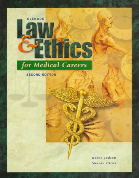 Glencoe Law and Ethics for Medical Careers cover