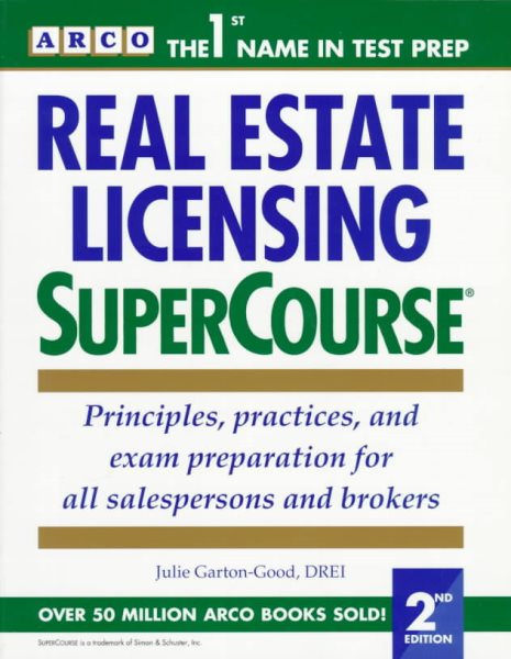 Real Estate Licensing Supercourse (Arco Real Estate Licensing Supercourse) cover