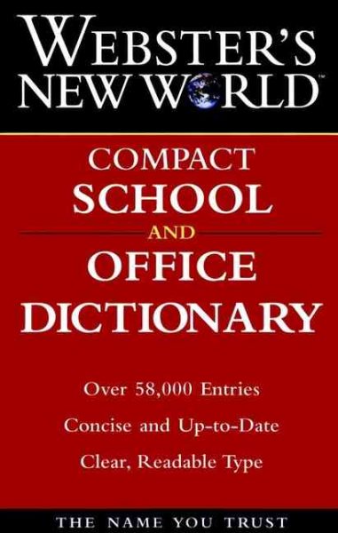 Webster's New World Compact School and Office Dictionary cover