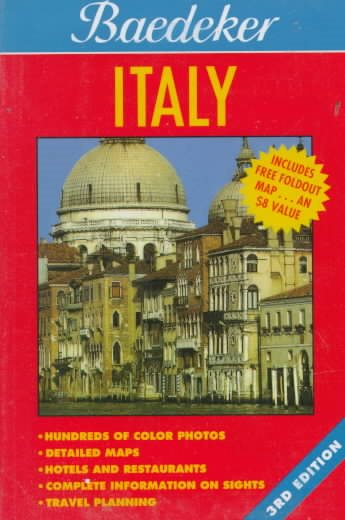 Baedeker Italy, 1996 (Baedeker's Italy) cover