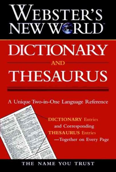 Webster's New World Dictionary and Thesaurus cover