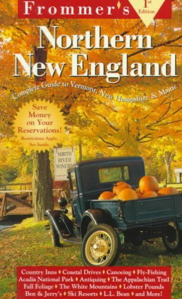 Frommer's Vermont, New Hampshire & Maine (1st Ed) cover