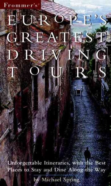 Frommer's Europe's Greatest Driving Tours cover