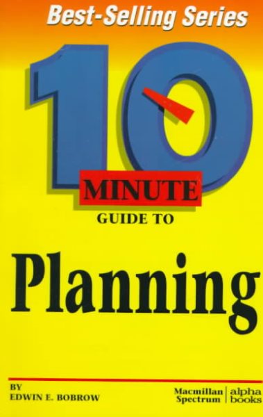 10 Minute Guide to Planning (10 Minute Guides) cover