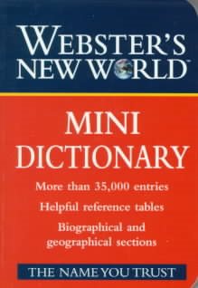 Webster's New World Mini Dictionary cover