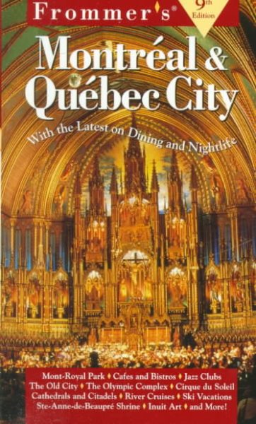 Frommer's Montreal & Quebec City cover