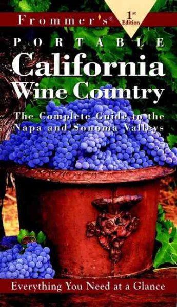 Frommer's Portable California Wine Country cover