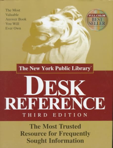 The New York Public Library Desk Reference cover