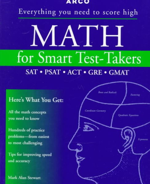 Arco Math for Smart Test-Takers (Arco Academic Test Preparation) cover