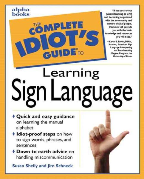 The Complete Idiot's Guide to Learning  Sign Language cover