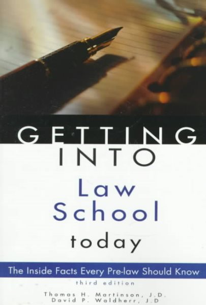 Getting Into Law School Today cover