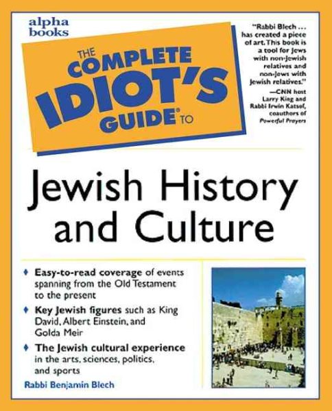 The Complete Idiot's Guide to Jewish History and Culture cover
