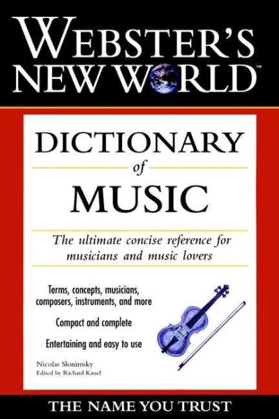 Webster's New World Dictionary of Music cover