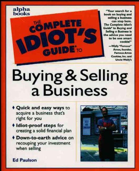 The Complete Idiot's Guide to Buying and Selling a Business cover