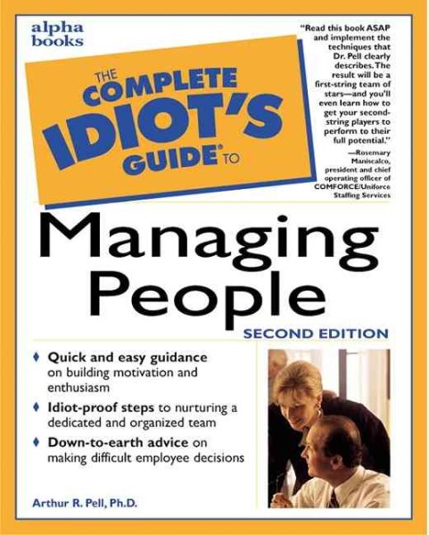 The Complete Idiot's Guide to Managing People, 2E cover