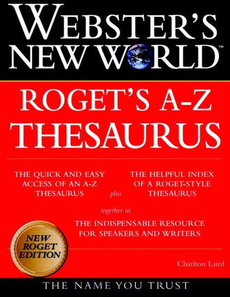 Webster's New World Roget's A-Z Thesaurus cover