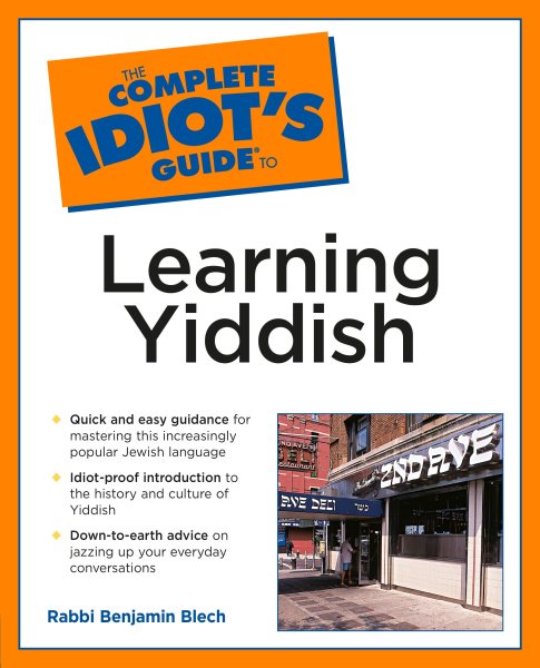 Complete Idiot's Guide to Learning Yiddish (Complete Idiot's Guides (Lifestyle Paperback)) cover