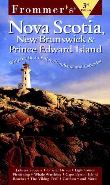 Frommer's Nova Scotia, New Brunswick & Prince Edward Island: with Newfoundland & Labrador cover