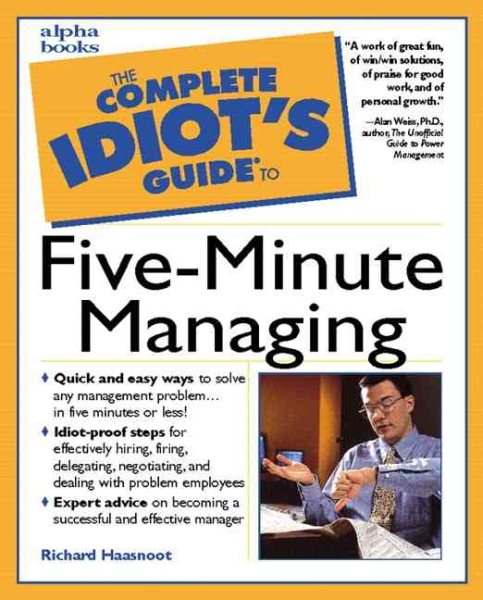 The Complete Idiot's Guide to Five-Minute Managing cover