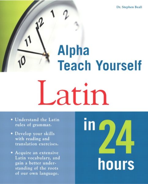 Alpha Teach Yourself Latin in 24 Hours cover