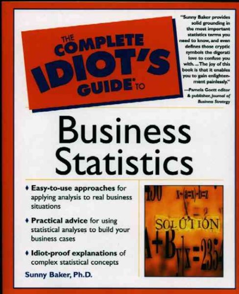 The Complete Idiot's Guide to Business Statistics cover