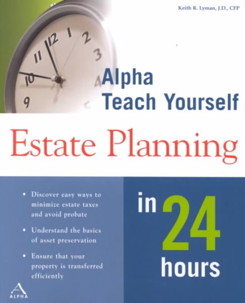 Alpha Teach Yourself Estate Planning in 24 Hours cover