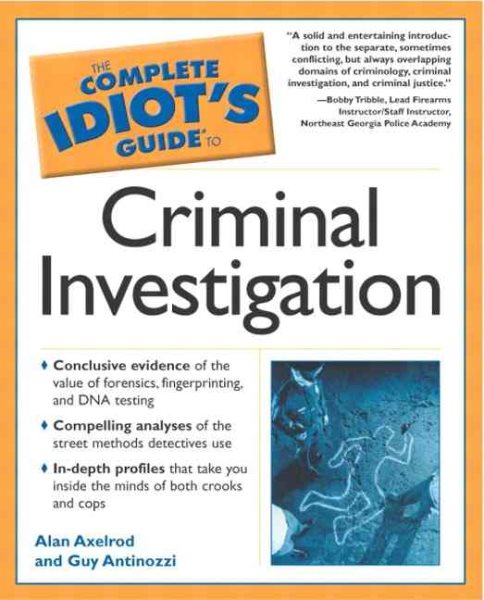 The Complete Idiot's Guide to Criminal Investigation cover