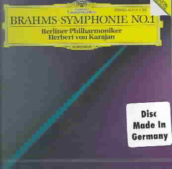 Brahms: Symphony No. 1 cover